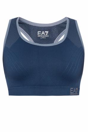 Logo-embroidered sports bra, zdjęcie 1 Logo-embroidered sports bra od EA7 Emporio Armani